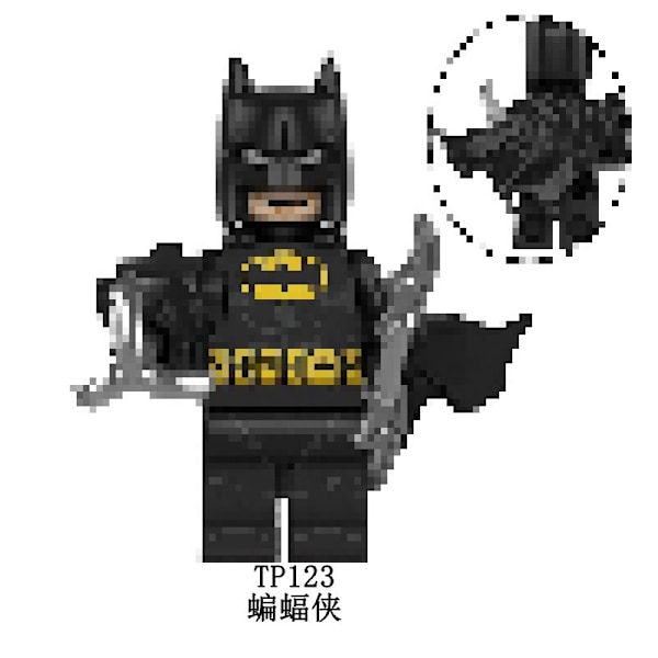 TP1016 Tredjeparts oöverträffad ung hjälte Hulk punk Deadpool byggklossar minifigur barns monteringsleksaker