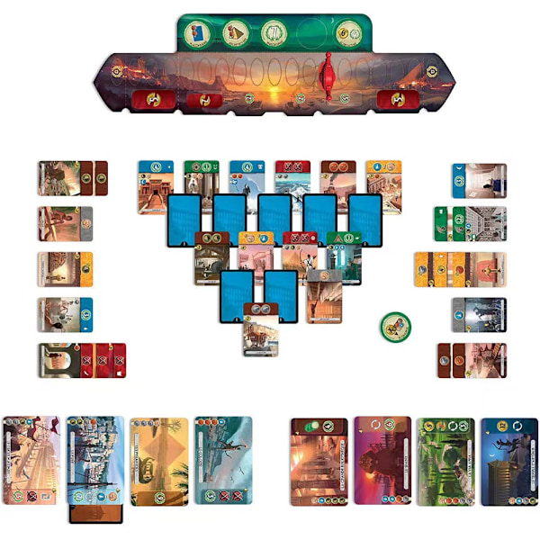 7 Wonders Duel Brætspil til 2 Spillere Anbefalet Alder 10 År Spilletid 30 Minutter