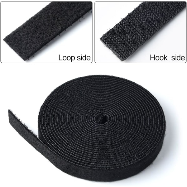Fastening Tape Hook and Loop Cable Ties Reusable Self Adhesve Straps for Cable Organization 6M*2CM