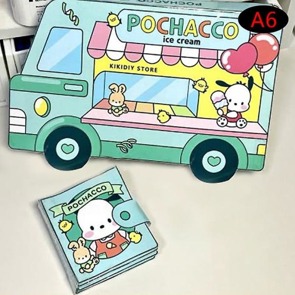 Tyst bok Sanrio Doudou Bok Pedagogisk Hemlagad Kuromi Bok Melodi Tystbok Pacha Dog Ice Cream Cart