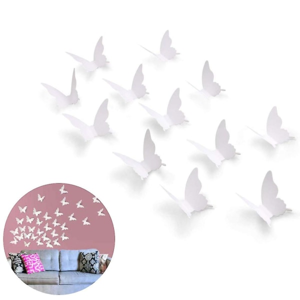 3D Butterflies Lastenhuoneen seinätarrat Tarrat Tarrat Seinäkoristelu