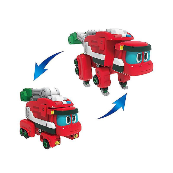 Nyeste Abs Min Deformation Gogo Dino Action Figurer Rex Transformation Bil Fly Motorbåd Kran Dinosaur Legetøj Til Børn V No Box Anky