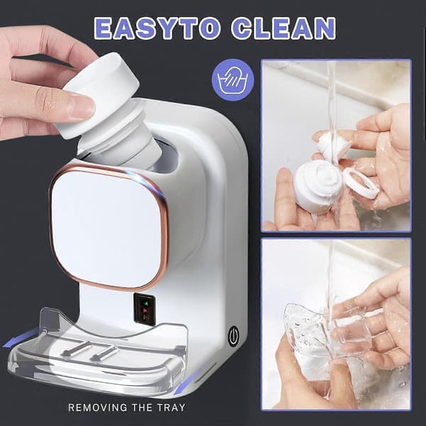 Automatic Toothpaste Dispenser, Wall Mounted Toothpaste Dispenser, Electric Toothpaste Dispenser for Bathroom Shower Families