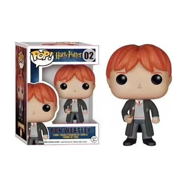 Pop Harry Potter Ron Hermione Snape Dobby Luna Lord Voldemort Sjælespisende Ny Vinyl Action Figur Samling Model Legetøj Gave