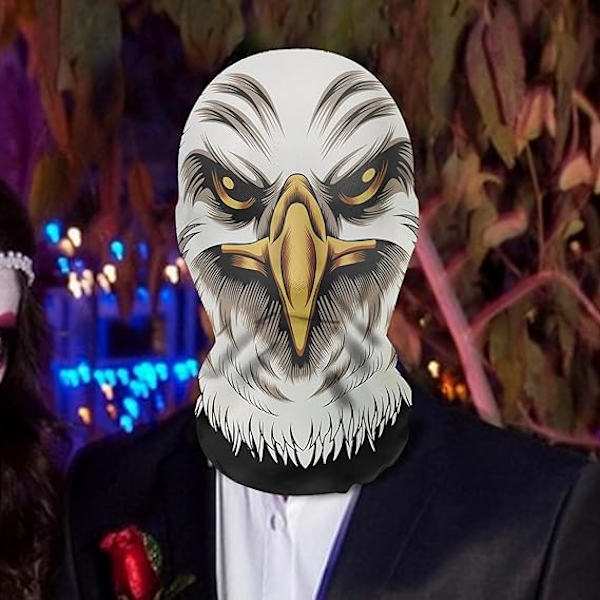 Halloween Spøgelse Maske - Horror Sjov Mesh Fuld Hovedbeklædning, Åndbar Og Realistisk Spøgelse Maske Uhyggeligt Kostume