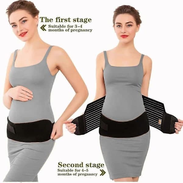 Pregnancy Belt, Breathable Belly Band, Back Support, Maternity Support Belly Band Back Support Protector (L)