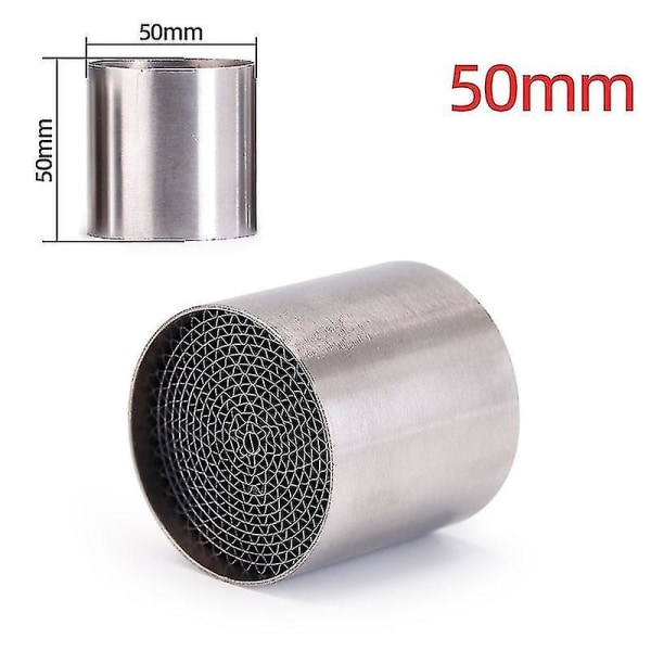 Motorcycle Exhaust 48mm 50mm 53mm Honeycomb Db Killer Reduce Noise High Torque At Low Speed Gas Purification Treatment 50mm