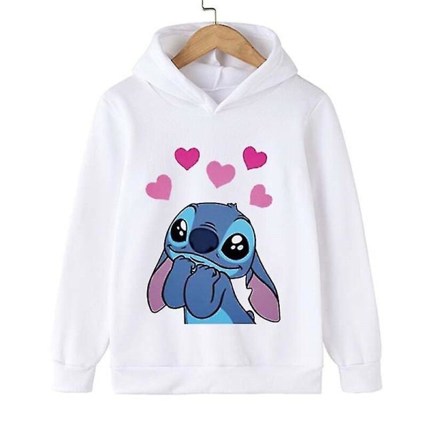 Barns Stitch Sweatshirt Stitch Kläder Baby Boys Girls Långärmad Stitch Pullover Toddler Tröja Höst Hoodie Kläder Style 1 170CM