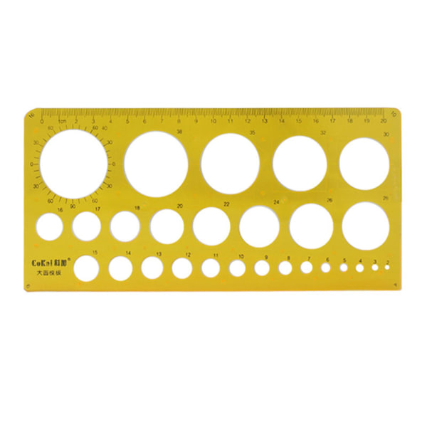 Tegneverktøy for tegning, måleverktøy, geometriske linjaler, plast, skole- og kontorutstyr 015 curve board 20cm