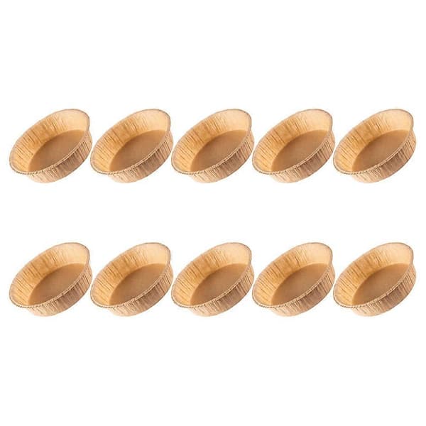 10 stk. bageforme af papir, engangs kageforme, varmebestandige bageforme af papir