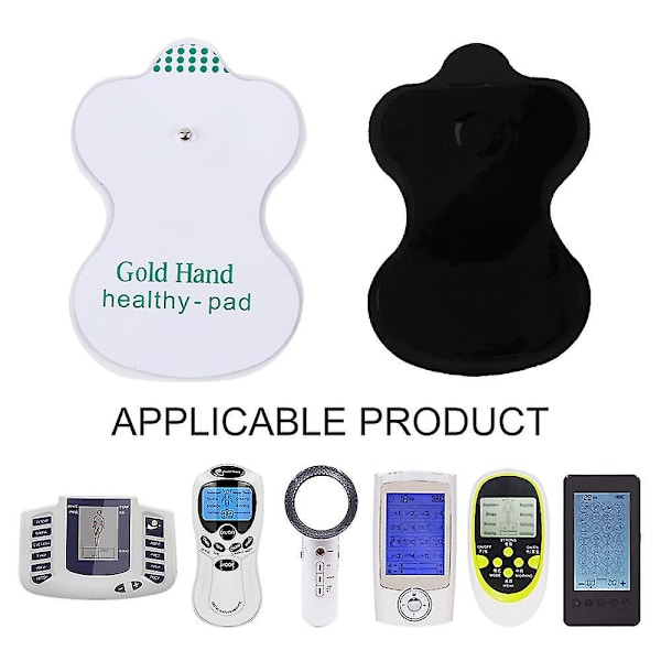 50 stk Pad Tens Elektrode Puter Gel Apparat Lim for Ems Muskel Stimulering Maskin Messager Elektrisk Avslappingsterapi