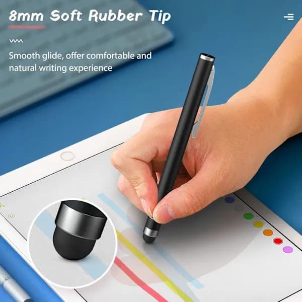 Stylus Pen (4-pack), Universal Capacitive Touchscreen Rubber Tip Digital Pen Compatible with iPad, iPhone