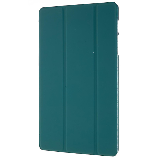 För Samsung Galaxy Tab A7 Lite 8,7-tums inre bikakedesign Anti-fall Anti-scratch Läder Tablet Case Auto Wake/Sleep Cover med Tri-fold Stativ Blackish Green