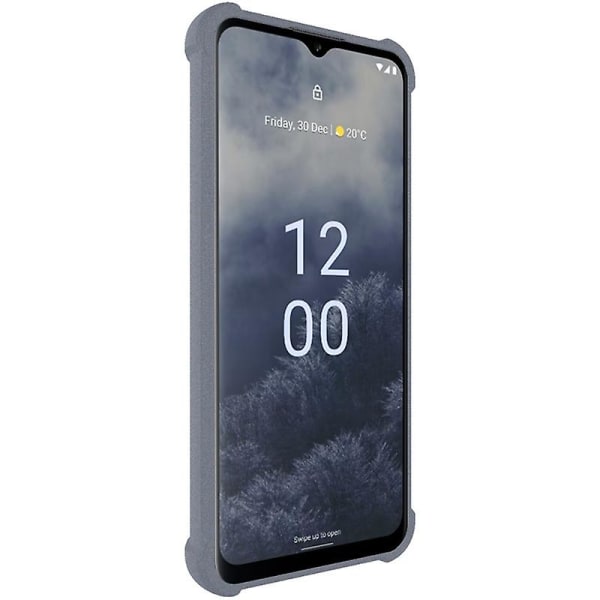 Imak For Nokia G60 5g Forbedrede Hjørner Stødsikkert Telefon Etui Mat Tpu Beskyttende Cover Grey