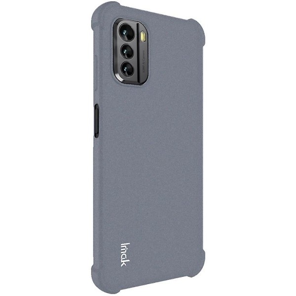 Imak til Nokia G60 5g forstærkede hjørner Stødsikker telefoncover Matte Tpu beskyttelsescover Grey