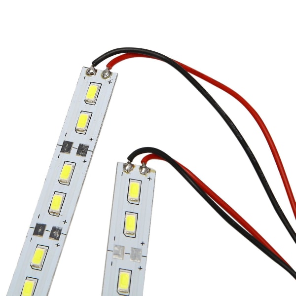24 lysdioder chassi ljus aluminium led-remsa 6v för 1/10 1/8 rc bil crawler As shown in color