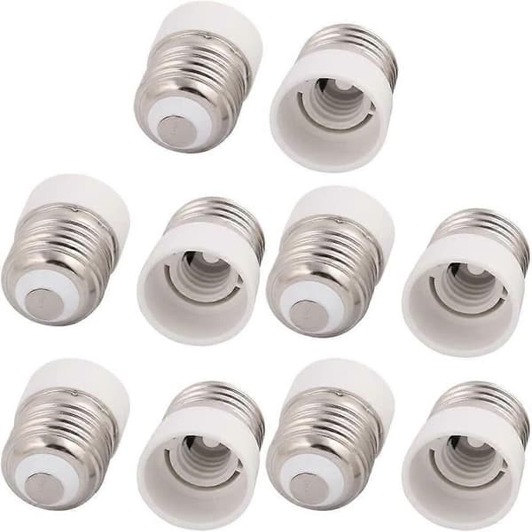 10 stk E27-E14 LED-pærebaseadapteromformer lyssokkel lampeholder