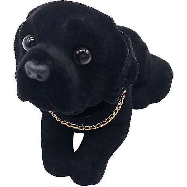 Bildekoration Nikkende Hund Pynt Høj Emulering Hund Instrumentbræt Køretøj Skrivebord H