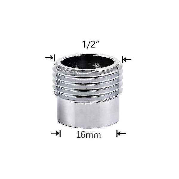 Vattenkran Koppling 1/2 Till M16 M18 M20 M22 M24 M28 Gänganslutning Konvertering Reparation Kran Adapter För Bubblare Kök Badrum J