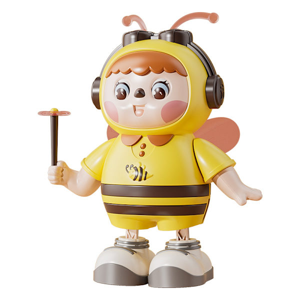 Ny tidig utbildning dansande Burt's Bee docka barnleksak elektrisk sjungande och dansande bebis 1-3 år gammal babydocka artefakt.