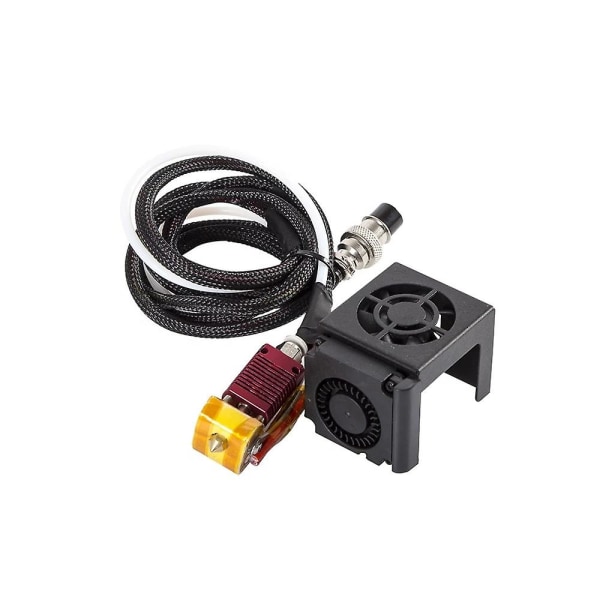 Creality 3D CR-10S Fuld Samlet Ekstruder Kit CR-10 Hotend Samling Fuld Dyse Kit Fuld Samlet Ekstruder Kit Ventilator Dæksel 3D Printer Tilbehør Cool black