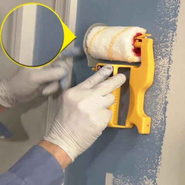 Renskåret malerkantrullebørste Sikkert værktøj til vægloft i hjemmet