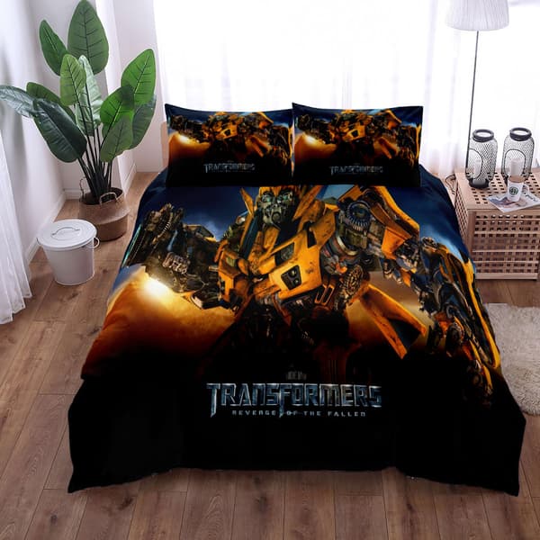 Bumblebee digital print sengetøj til børn, tre-delt sæt