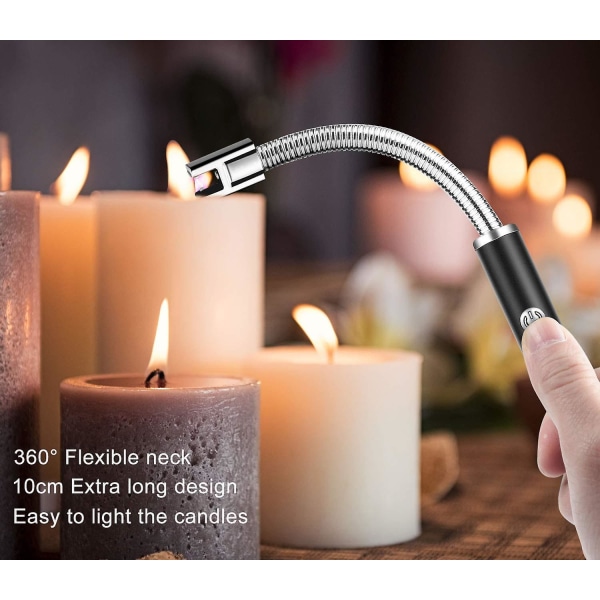 Stearinlys Lighter Oppladbar, Electric Arc Lighter Ignition Lighter