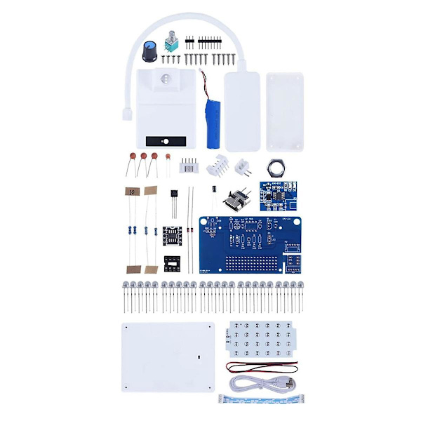 Loddeøvelseskit LED-skrivebordslampe med justerbar lysstyrke, DIY elektroniske loddeprojektsæt As Shown