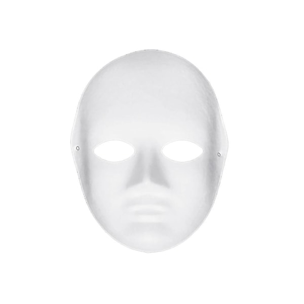 Tyhjä värillinen maalaus naamio Cosplay Pulp Mask päiväkodin tee-se-itse tarvikkeita Jikaix Woman