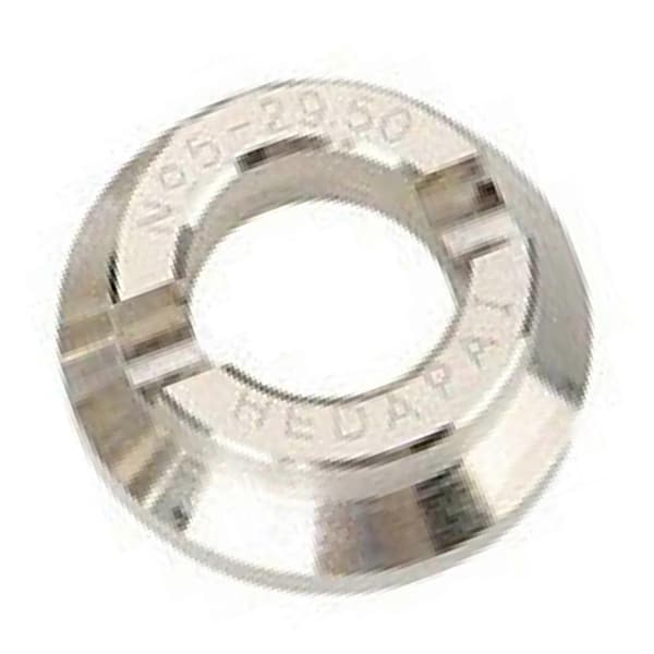 Uråbner i rustfrit stål til bagkasse 29,5 mm uråbnerform til Rolex Silver