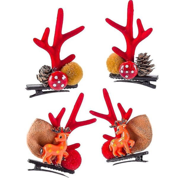 Twitted Antlers Ears With Christmas Party (stil 2) Bd