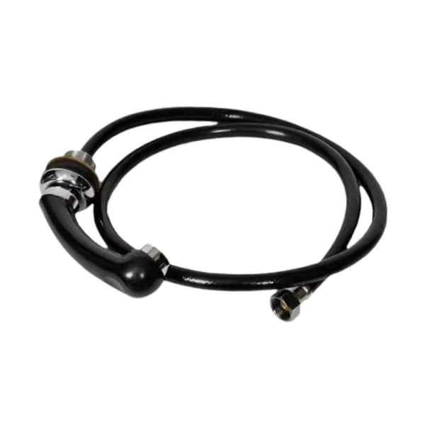 Salong Sjampobolle Sprayhode Sjampobolle Kran Solid Fleksibel Erstatning Black