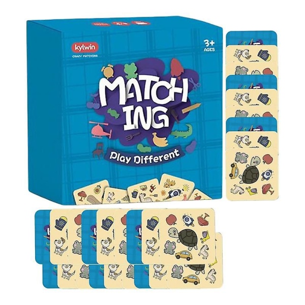 Card Match Game Memory Matching Game For tidlig utdanning Barnevennlig flere temaer Matchende kortspill Morsomme bursdagsgaver til