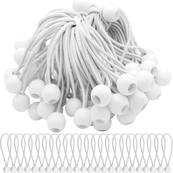 25-pack elastiska spännband med kulor