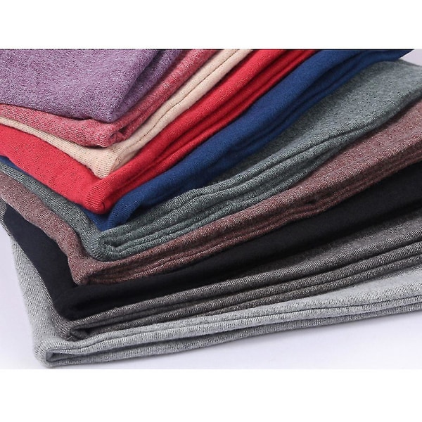 5-delad slapp baggy mössa chemo hatt keps khaki + svart + grå + vinröd + lila A