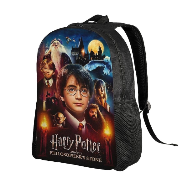 Lasten Harry Potter -reppu 3D-tulostus Piirretty Anime-reput Teini-ikäisten reppu Poikien ja tyttöjen koululaukku dmSJB2448