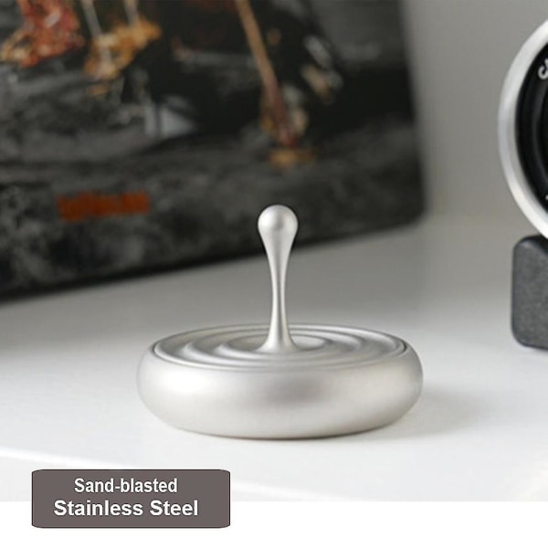 Spinning Top Roterende Magnetisk Dekorasjon Skrivebordsdråper Spiner Leker Gaver Ingen base