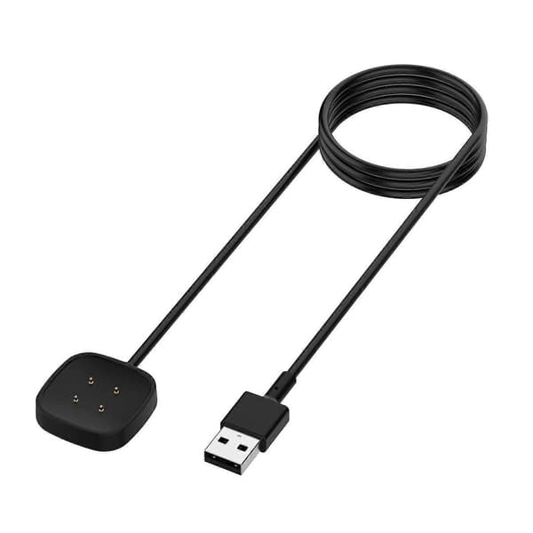 Opladerkabel Multi-beskyttelse Slidstærk Magnetisk Opladerbase til Fitbit Sense 2/til Fitbit 100cm
