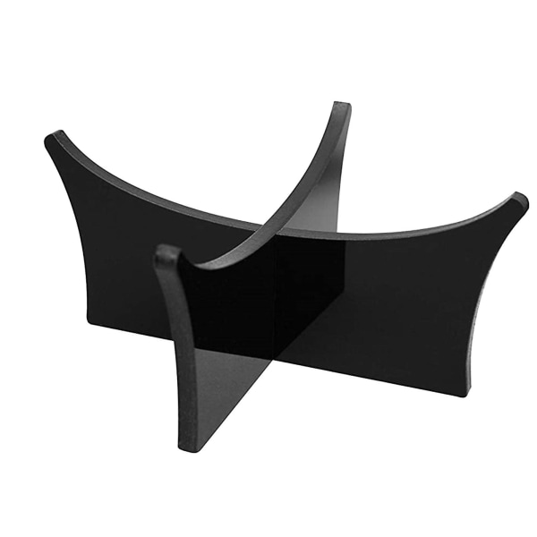 Acryl Cricket Ball Display Stand Basketball Fodbold Opbevaring Support Holdere Black