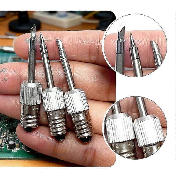 3 stk E10 loddebolttupper erstatning ny for Parkside PLKA 4B3 - W