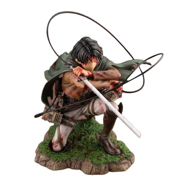 Attack On Titan Levi Ackerman Pvc Figur Anime Action Figur Modell Leksak Ny