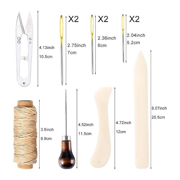 Bonefolder-sæt, bonefoldere, producenter, bogbinderisæt, til bogbinding, fremstilling af papirhåndværk, quiltning As Shown