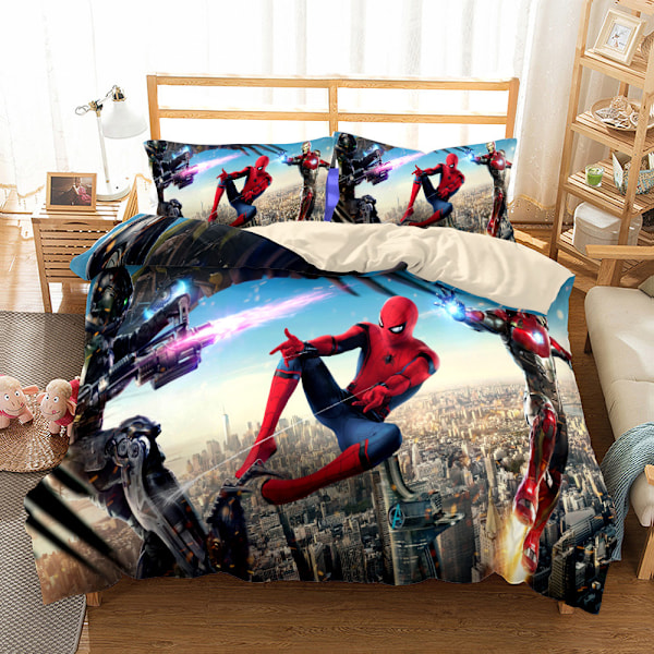 Superhjälte Serie Spider-Man Superman Bästsäljande Täcke Set