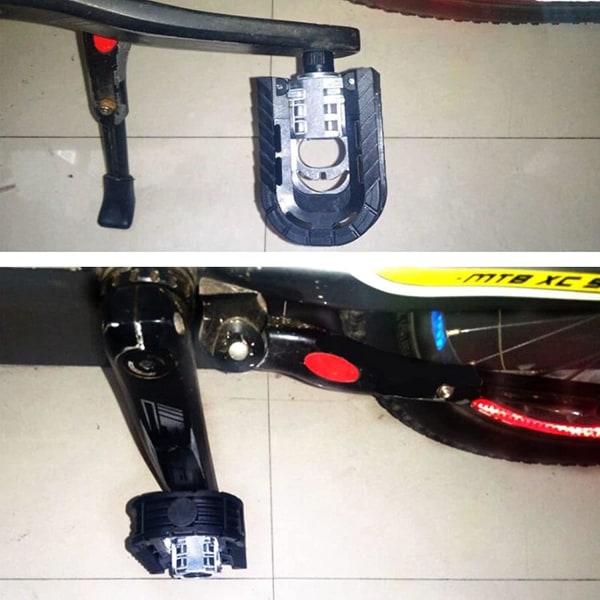 1 par / 2 stk sykkelpedaler, sammenleggbare sykkelpedaler i aluminium, sklisikre MTB-pedaler, flate sykkelpedalsett med reflekser, sykkeltilbehør (9/16 tommer) As shown As shown