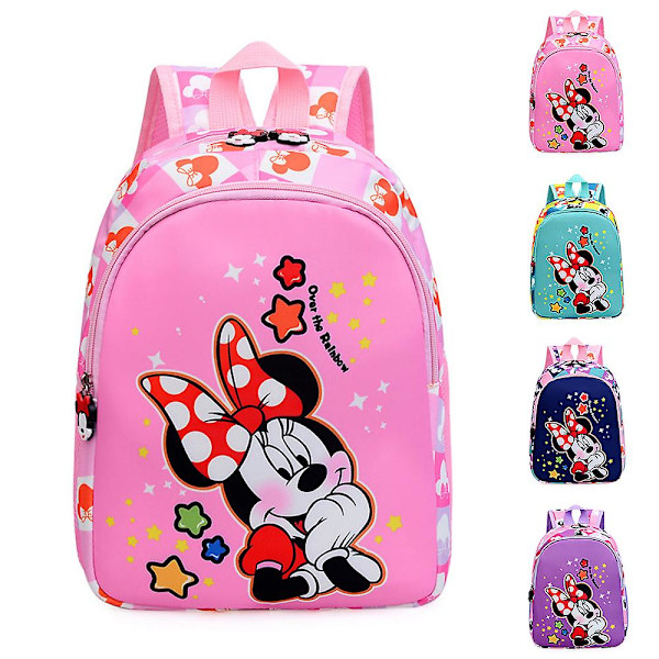 Minnie Mouse Mini Ryggsäck för Småbarn Flickor Skolväska Lätt Bokväska Presenter Green