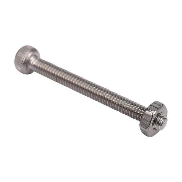 M2 x 20mm Pitkät Kuusiokoloruuvit Mutterisarja 20kpl Silver