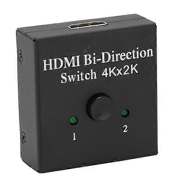 Dubbelriktad Switch 4K High Definition Multimedia Interface Splitter för Dator Laptop