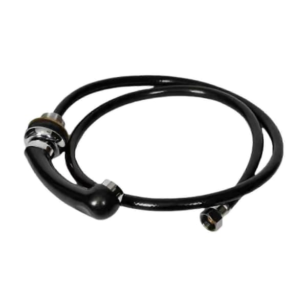 Salong Sjampobolle Sprayhode Sjampobolle Kran Solid Fleksibel Erstatning Black