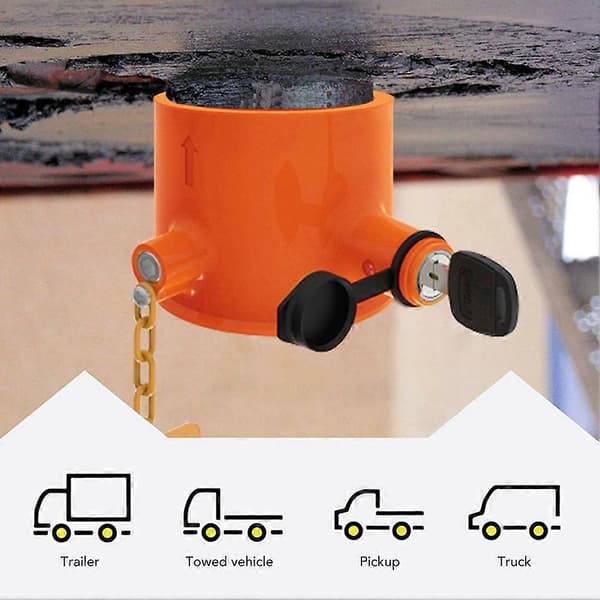 Trailer 5. hjulstiftlås aluminiumslegering tyverisikring til autocamper båd lastbil